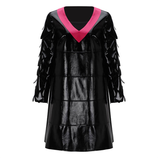 The Incredibles Edna Mode Cosplay Costume Black Dress - VikiDoky