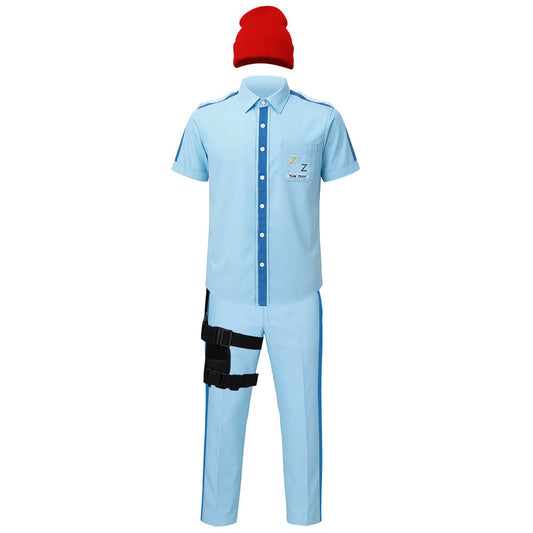 The Life Aquatic with Steve Zissou Crew Uniform Cosplay Costume - VikiDoky