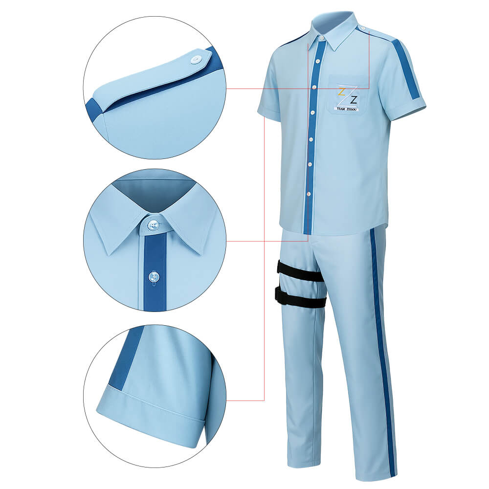 The Life Aquatic with Steve Zissou Crew Uniform Cosplay Costume