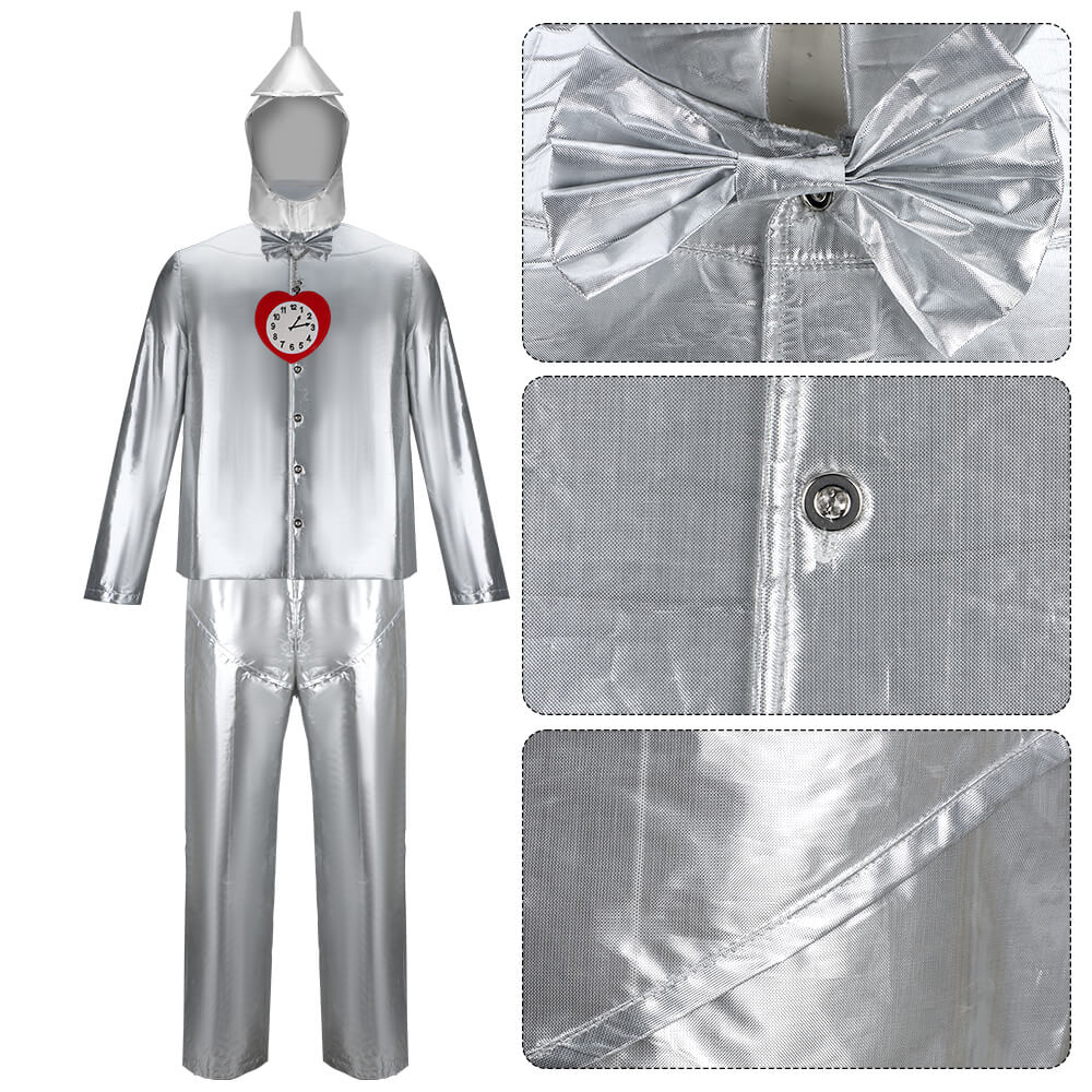 The Wizard of Oz Tin Man Cosplay Costume Nick Chopper Vikidoky