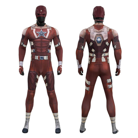 Thunderbolts Red Guardian Cosplay Costume Printed Style - VikiDoky