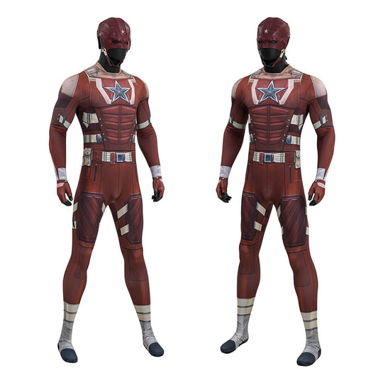 Thunderbolts Red Guardian Cosplay Costume Printed Style - VikiDoky