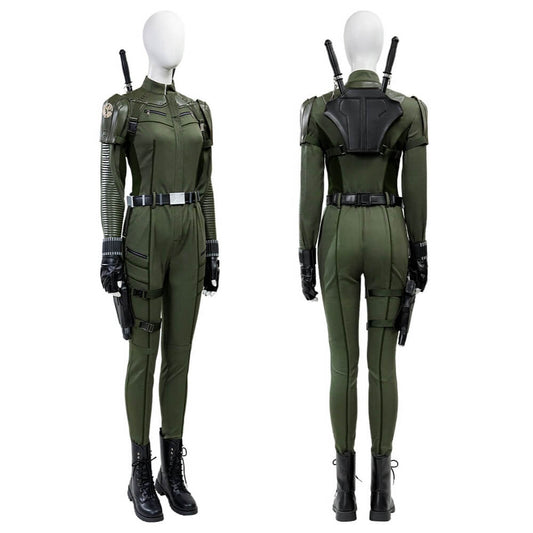 Thunderbolts Yelena Belova Cosplay Costume Black Widow - VikiDoky