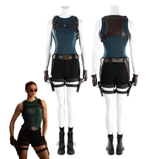 Lara Croft Cosplay Costume-Tomb Raider Live-Action Movie