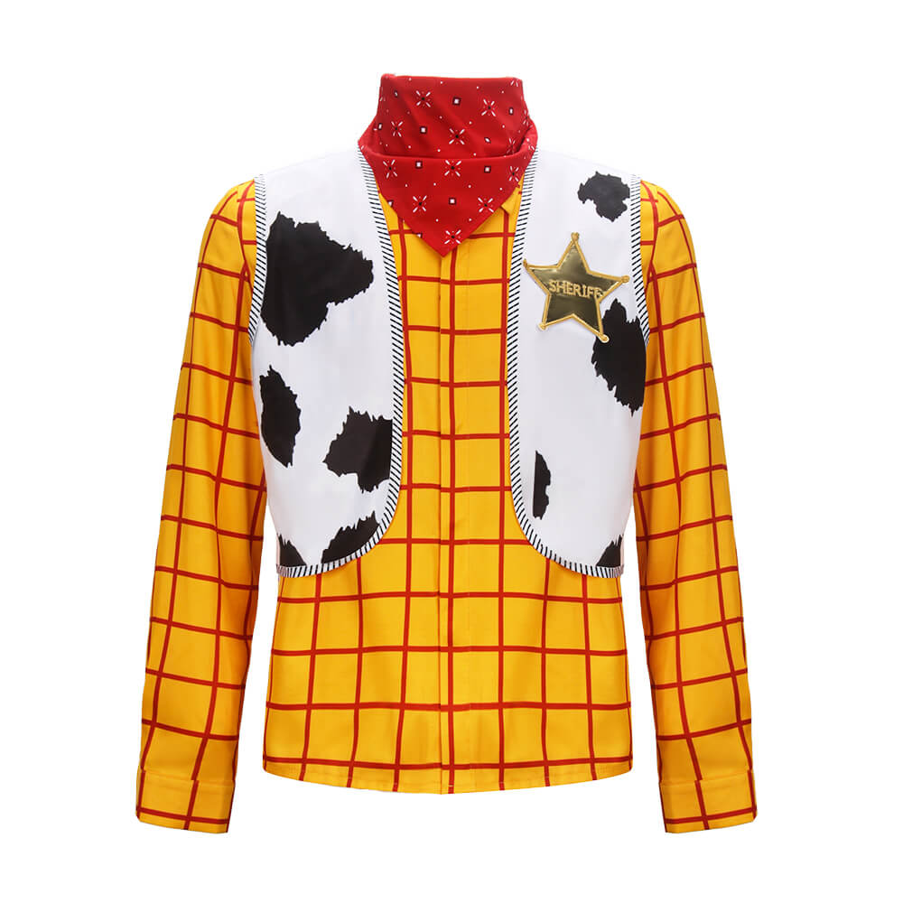 Toy Story Woody Cosplay Costume Cowboy Tops (Ready to Ship) Vikidoky