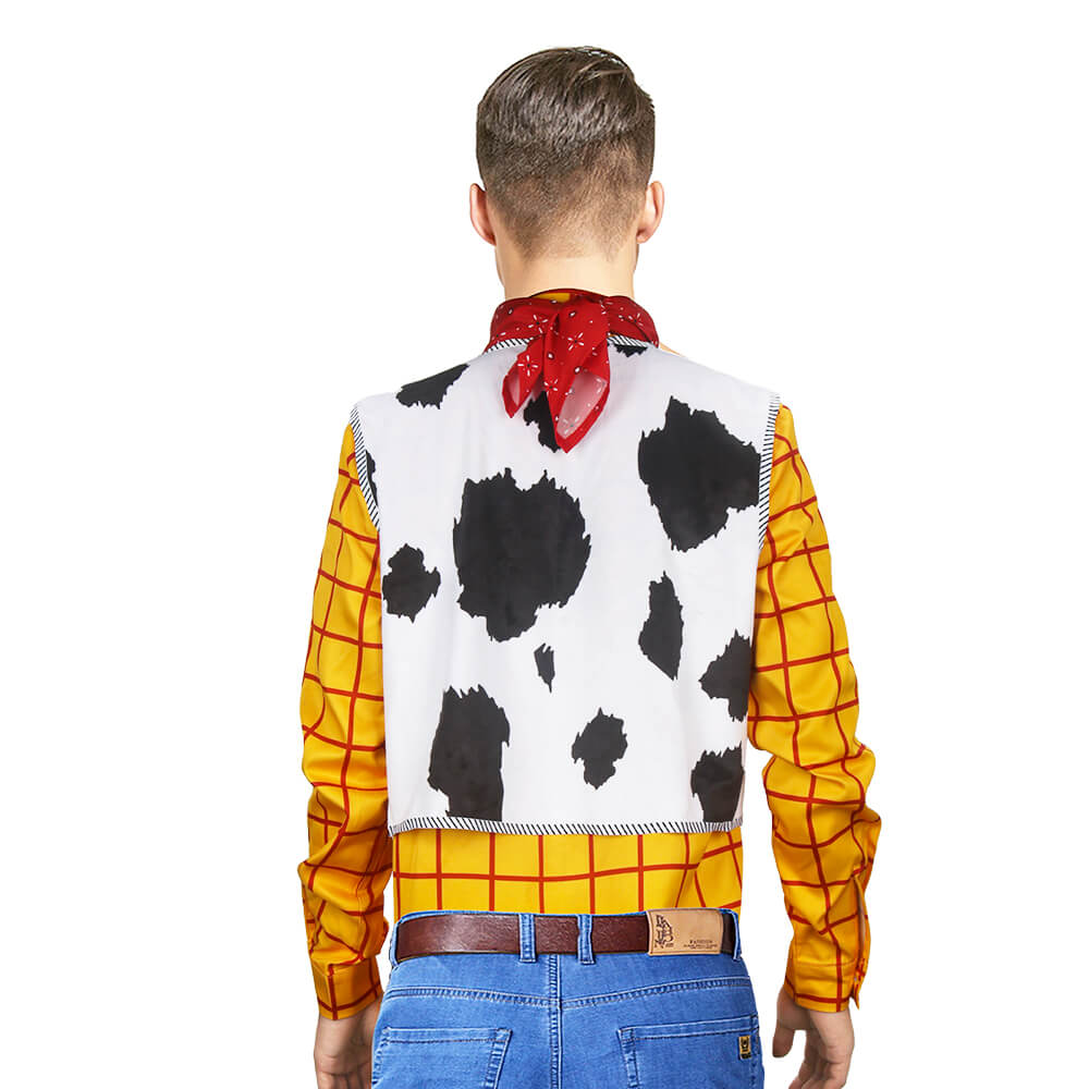 Toy Story Woody Cosplay Costume Cowboy Tops (Ready to Ship) Vikidoky