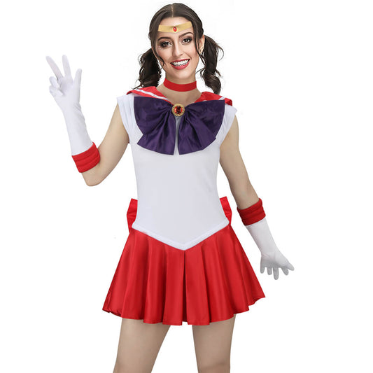 Rei Hino Anime Cosplay Costume Vikidoky
