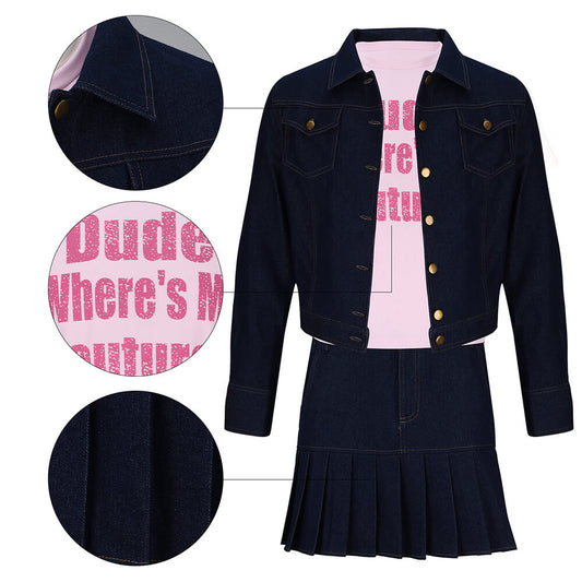 White Chicks Kevin Copeland Cosplay Costume for Men Cross Dressing - VikiDoky