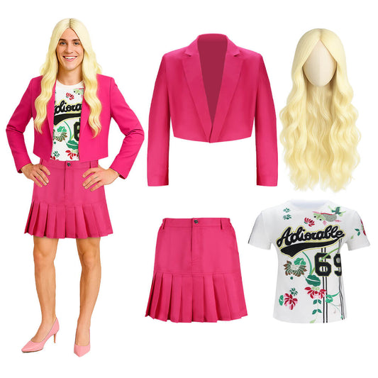 White Chicks Marcus Copeland Cosplay Costume for Men Cross Dressing - VikiDoky