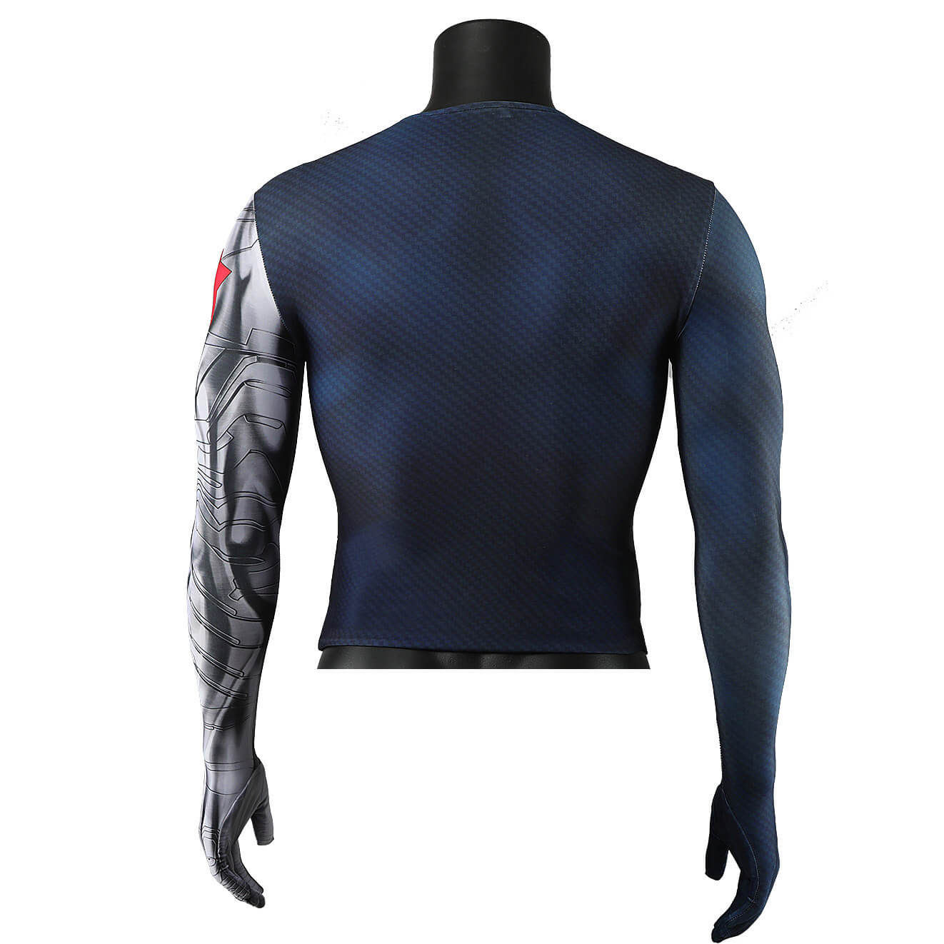 Winter Soldier Bucky Barnes Cosplay Inner Shirt Printed Style Captain America Series Vikidoky