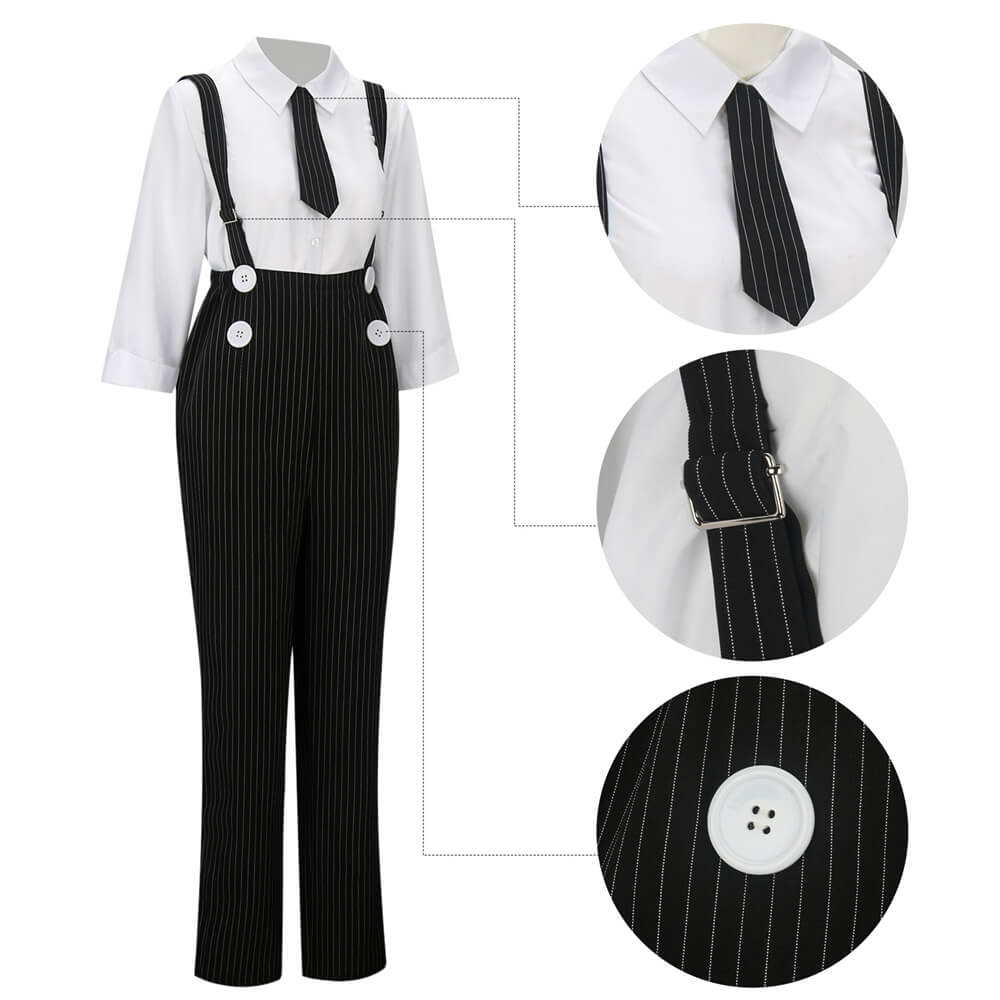 Women's 1920s Gangster Costumes Halloween Fancy Dress Vikidoky