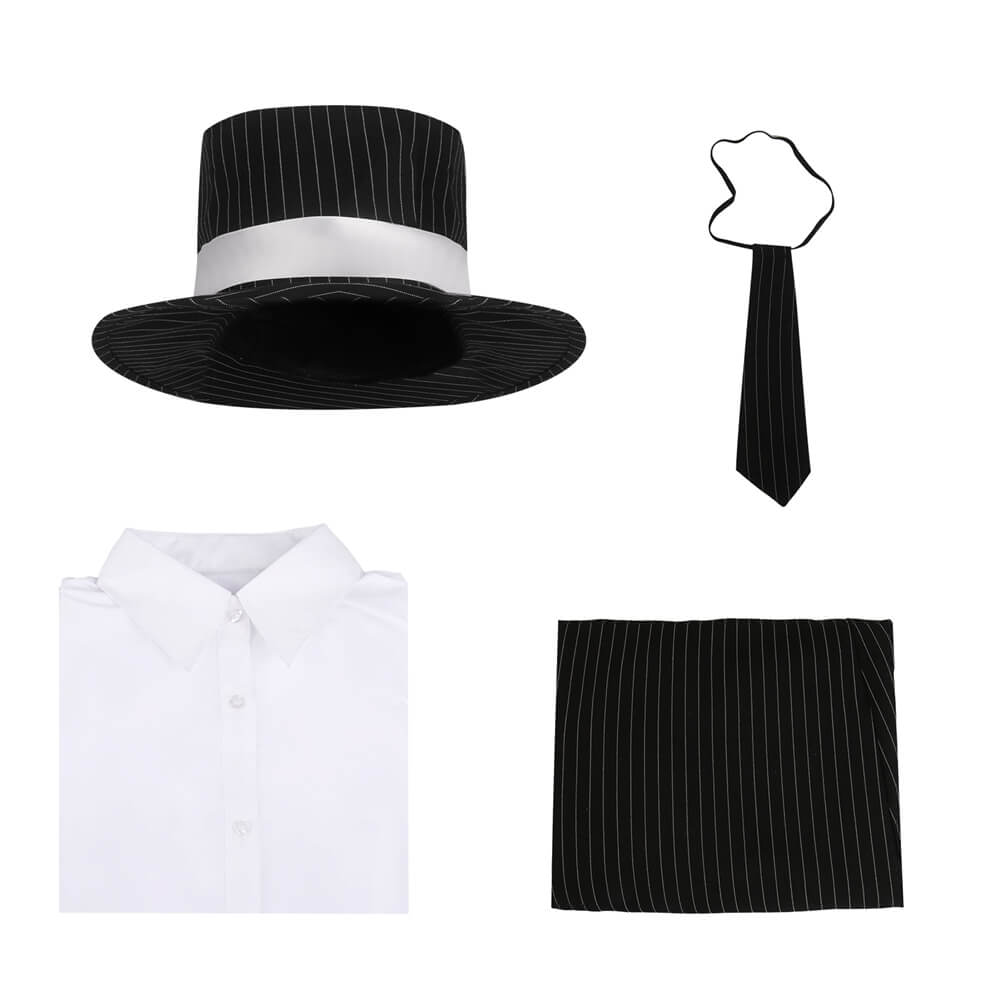 Women's 1920s Gangster Costumes Halloween Fancy Dress Vikidoky