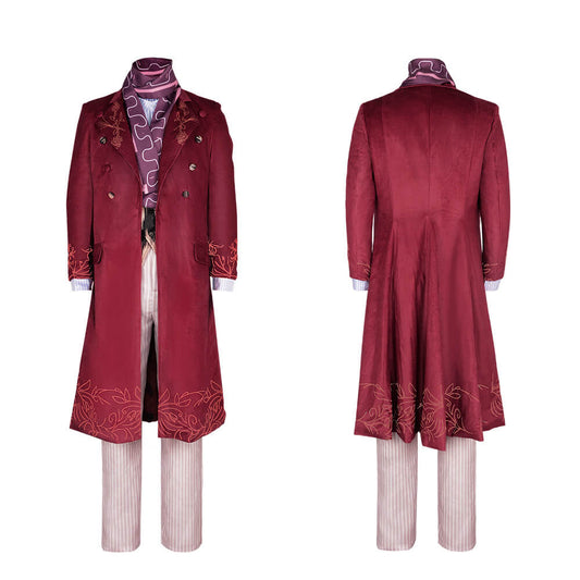 Wonka Movie Willy Wonka Cosplay Costume Vikidoky