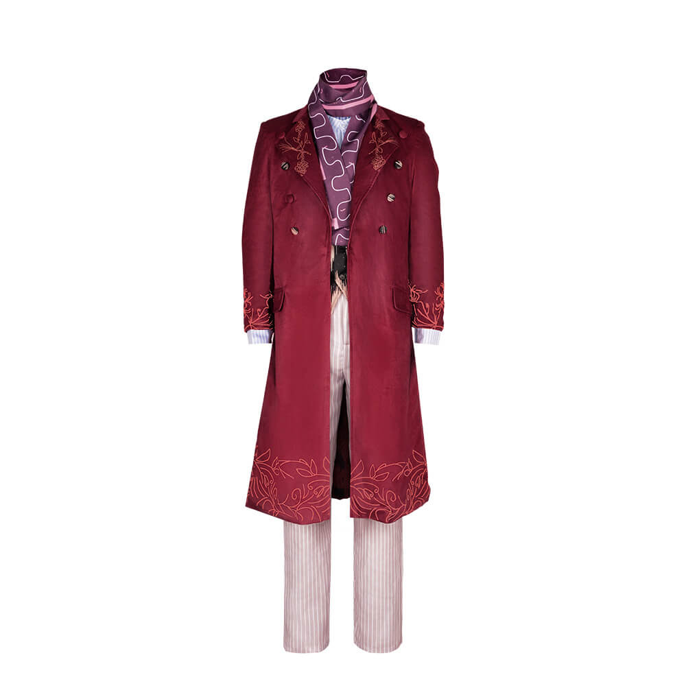 Wonka Movie Willy Wonka Cosplay Costume Vikidoky