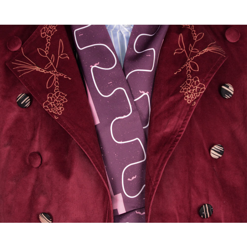 Wonka Movie Willy Wonka Cosplay Costume Vikidoky