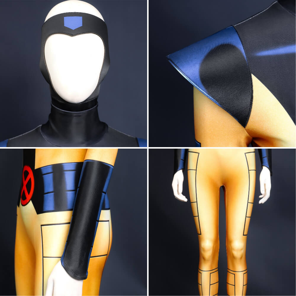 X-Men 97 Jean Grey Cosplay Costume Printed Style Vikidoky