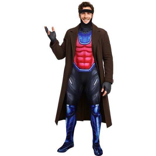 X-Men Gambit Remy Lebeau Cosplay Costume - VikiDoky