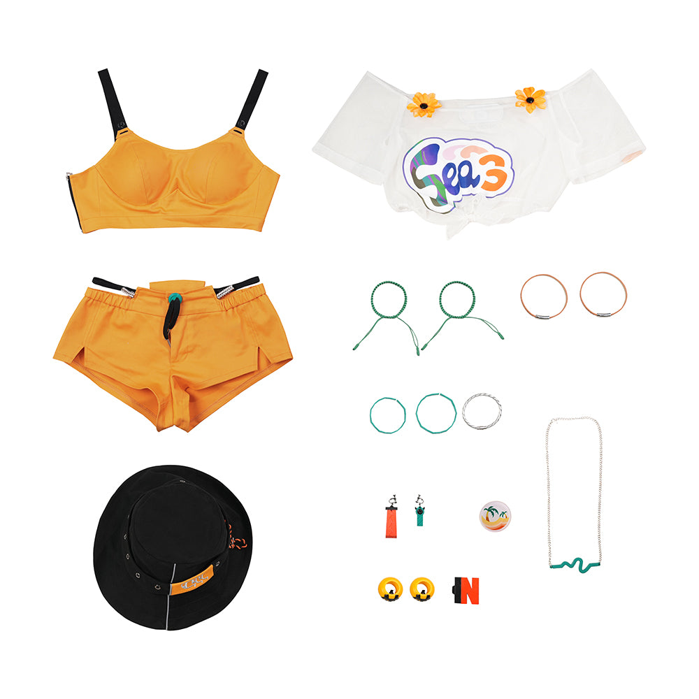 Zenless Zone Zero Belle Cosplay Costume Summer Outfits