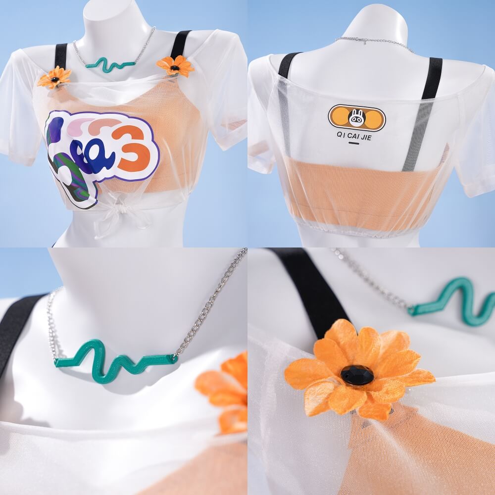 Zenless Zone Zero Belle Cosplay Costume Summer Outfits