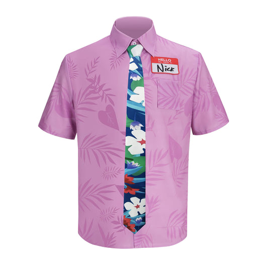 Zootopia 2 Nick Wilde Shirt Tie Cosplay Costume Rise of the Non-Mammalians