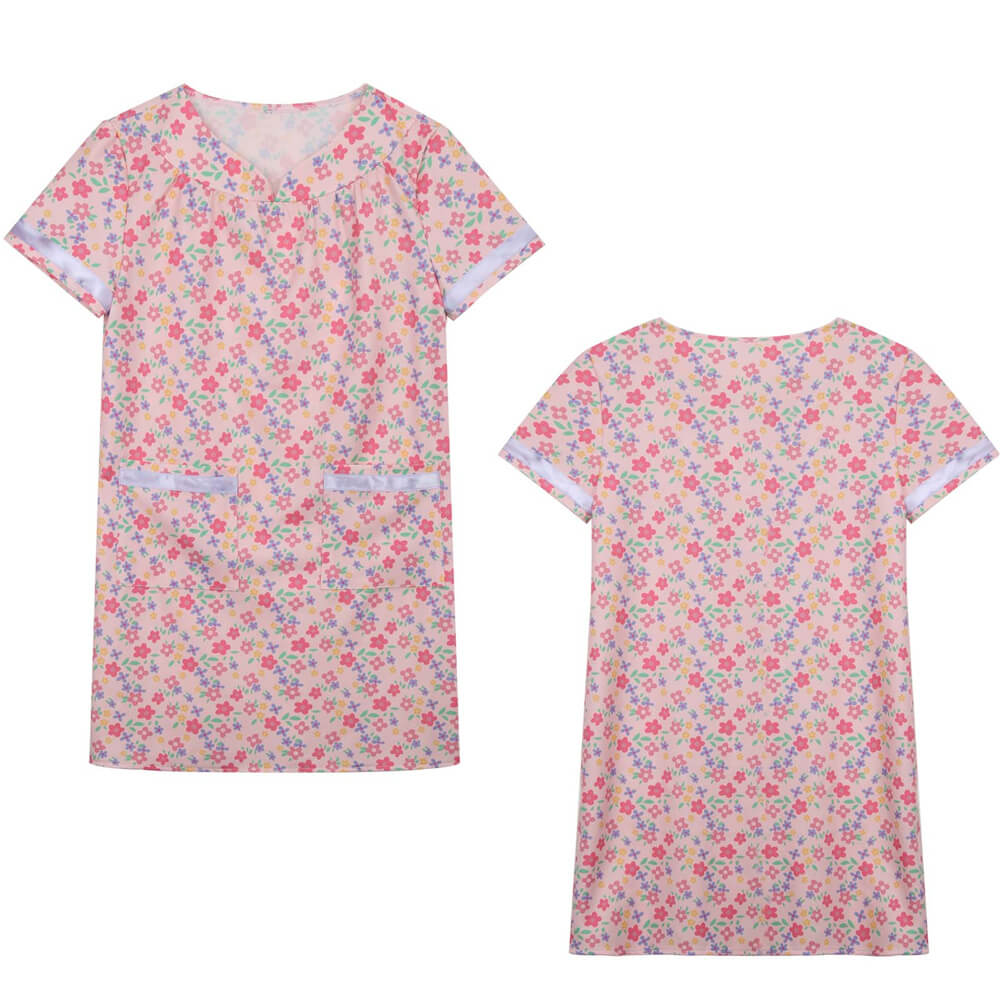 100th Day of School Grandma Costume Kids Old Lady Suits Vikidoky