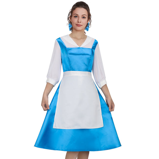 Belle Maid Costume Beauty and the Beast Style B Vikidoky