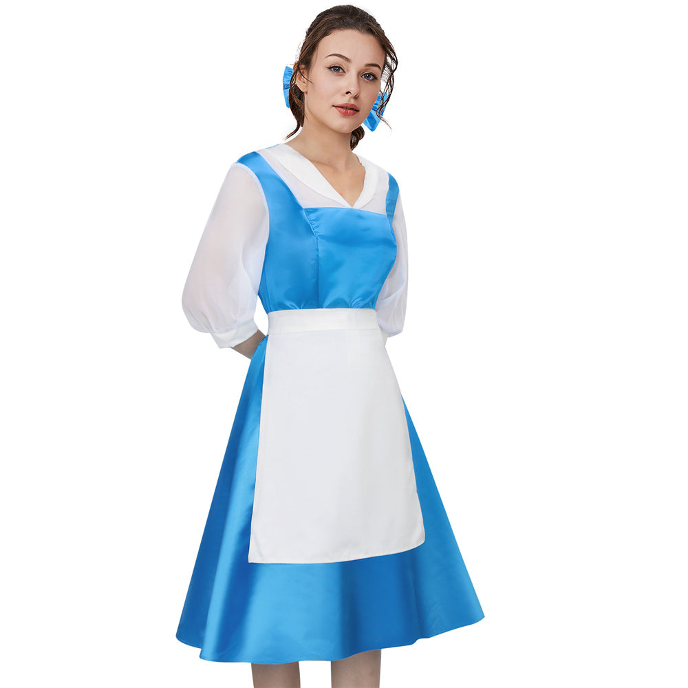 Belle Maid Costume Beauty and the Beast Style B Vikidoky