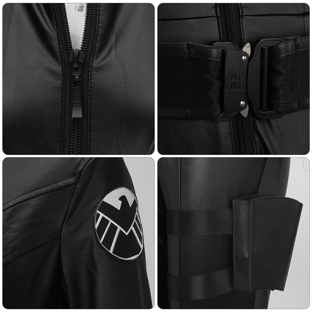 The Avengers Black Widow Costume Natasha Romanoff Cosplay (Ready to Ship) Vikidoky