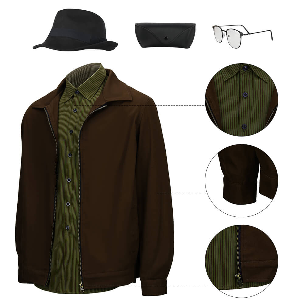 Breaking Bad Walter White Heisenberg Costume Cosplay Tops Vikidoky