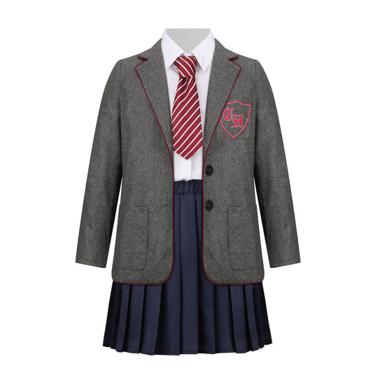 Matilda Costume Outfits Matilda The Musical Roald Dahl Kids School Uniform (Ready to Ship) Vikidoky