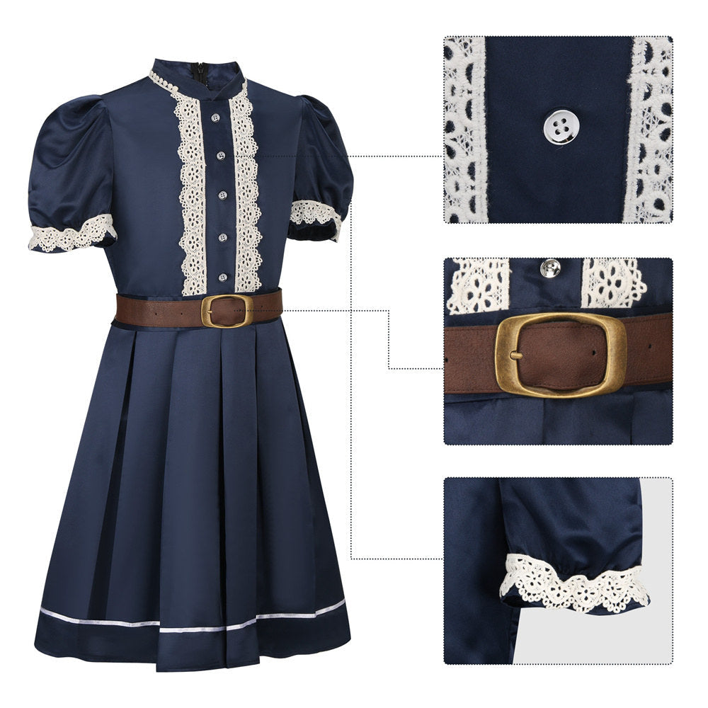 Children of the Corn Eden Edwards Grils Cosplay Dress Vikidoky