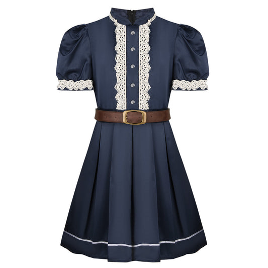 Children of the Corn Eden Edwards Grils Cosplay Dress Vikidoky