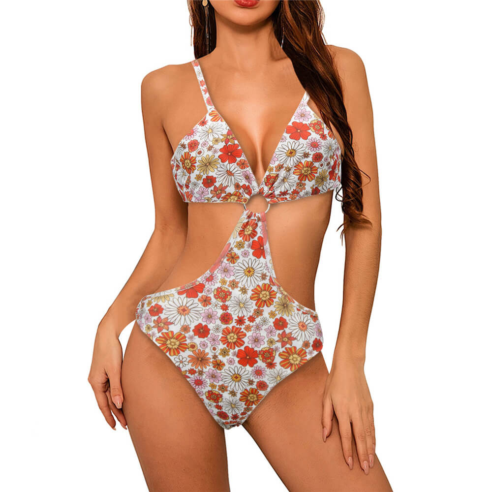 Karen Sirko Floral Swimwear Daisy Jones & The Six Bikini Vikidoky