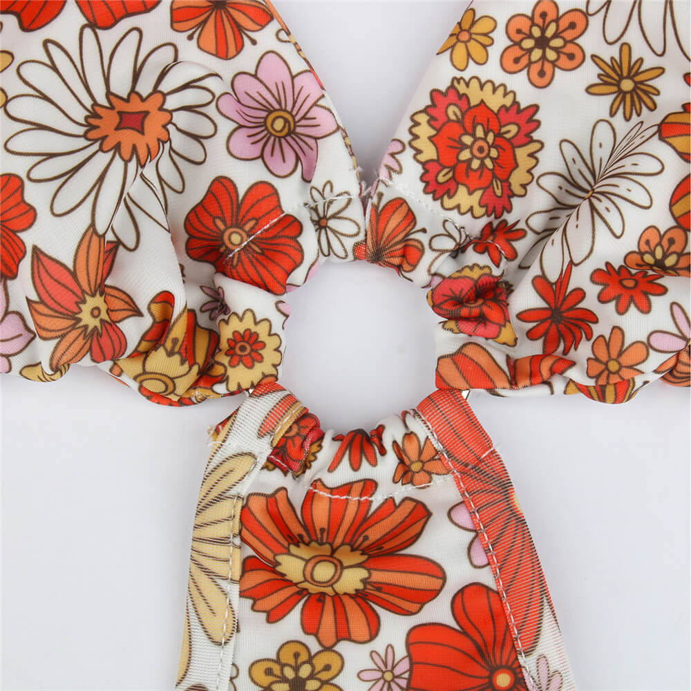 Karen Sirko Floral Swimwear Daisy Jones & The Six Bikini Vikidoky