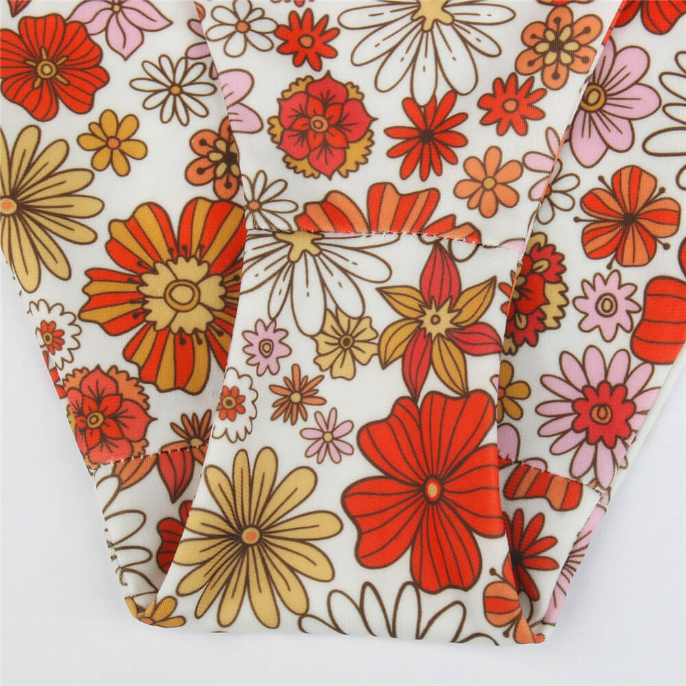 Karen Sirko Floral Swimwear Daisy Jones & The Six Bikini Vikidoky