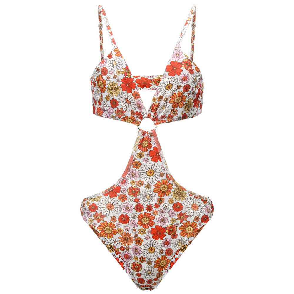 Karen Sirko Floral Swimwear Daisy Jones & The Six Bikini Vikidoky