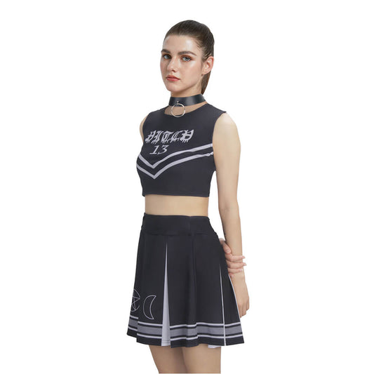Coven Witch Cheerleader Uniform For Women Vikidoky