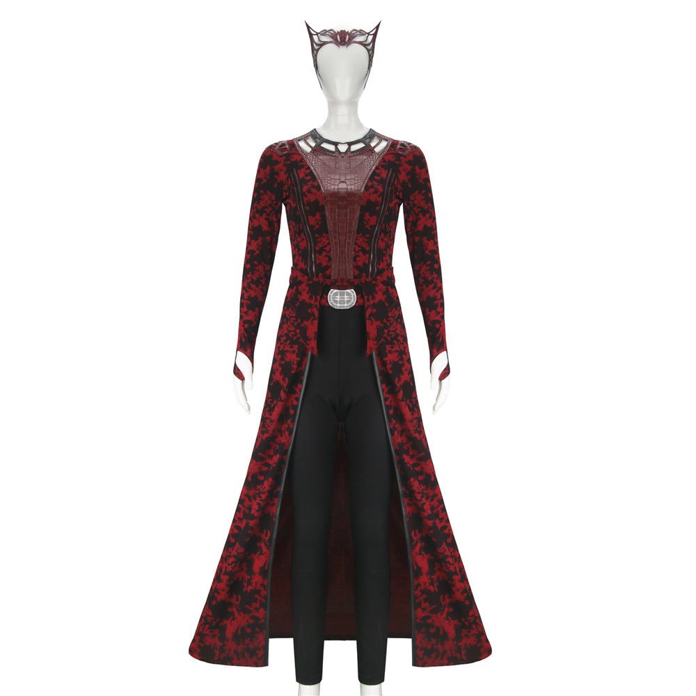 Scarlet Witch Cosplay Costume Doctor Strange Wanda Maximoff (S-XL Ready to Ship) Vikidoky