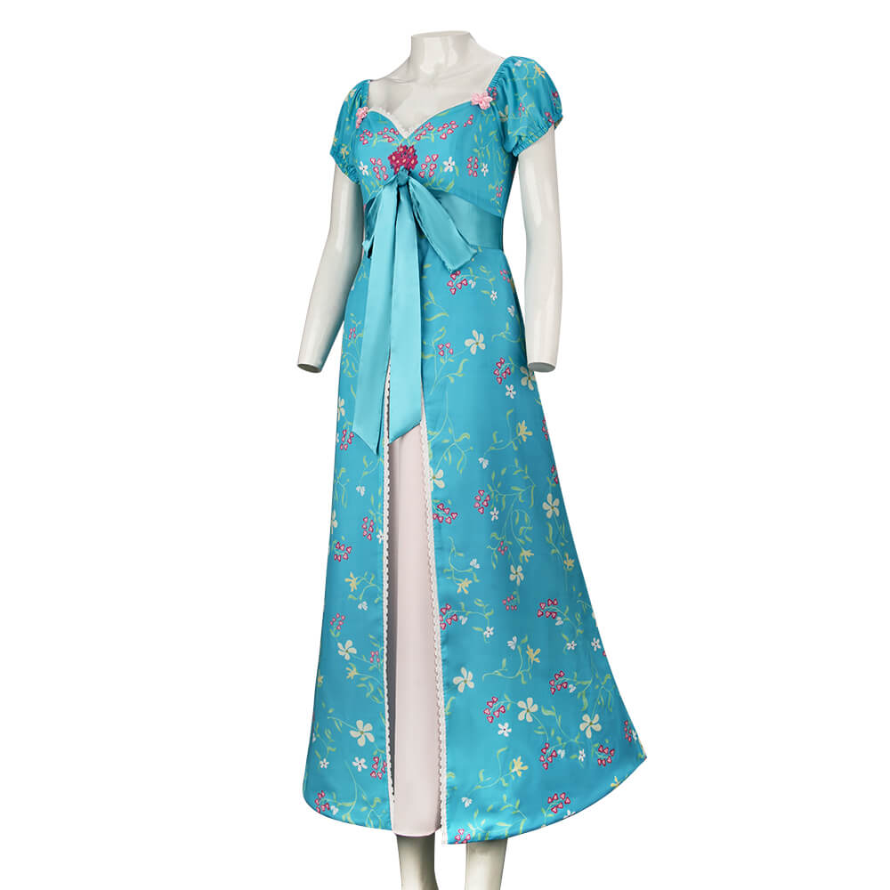 Enchanted Giselle Cosplay Costume Princess Dress Vikidoky