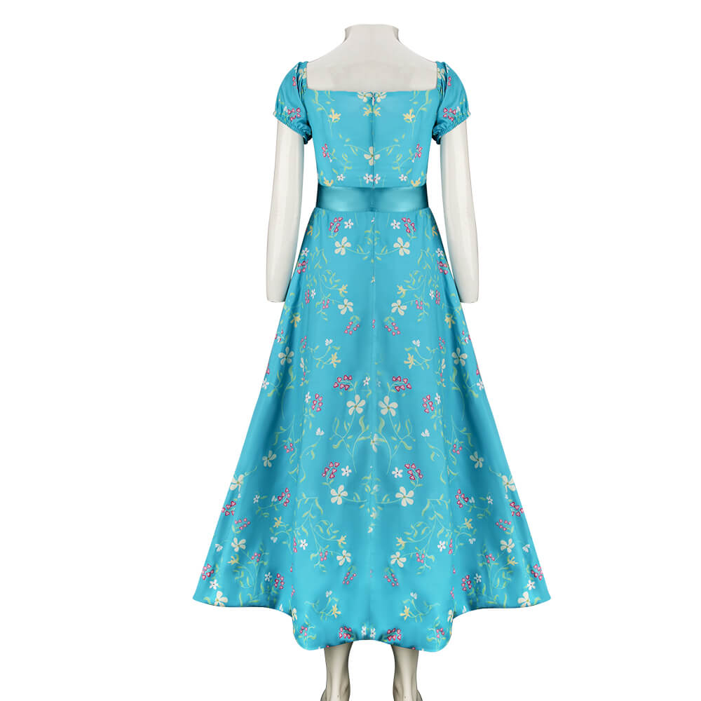 Enchanted Giselle Cosplay Costume Princess Dress Vikidoky