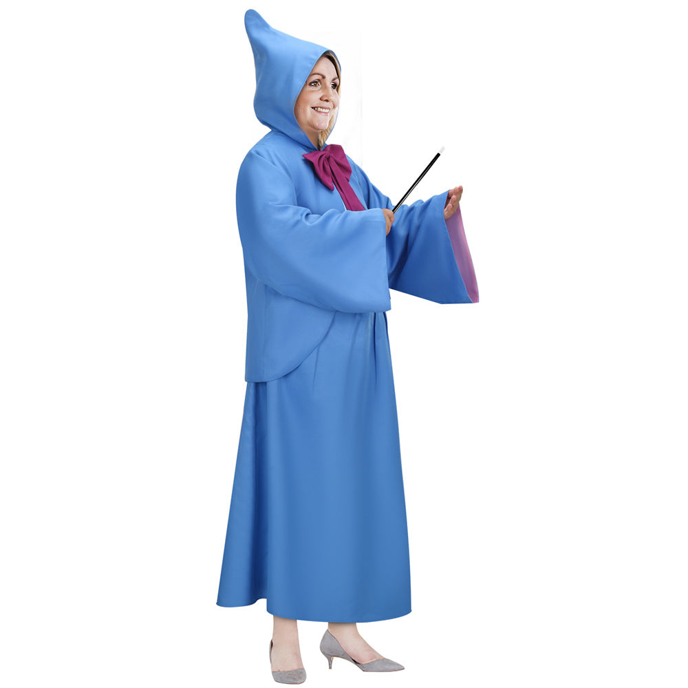 Cinderella Fairy Godmother Costume for Halloween Vikidoky