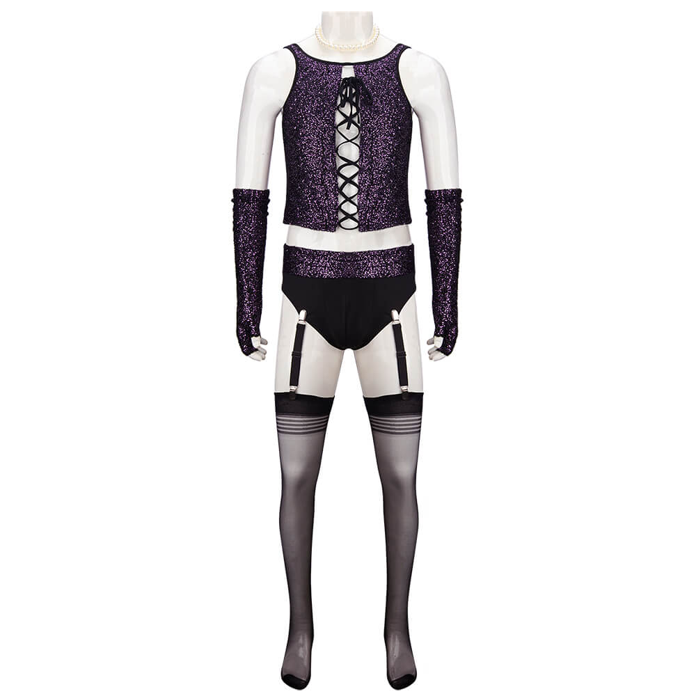 Frank N Furter Cosplay Costume Fancy Dress The Rocky Horror Picture Show (Ready to Ship) Vikidoky