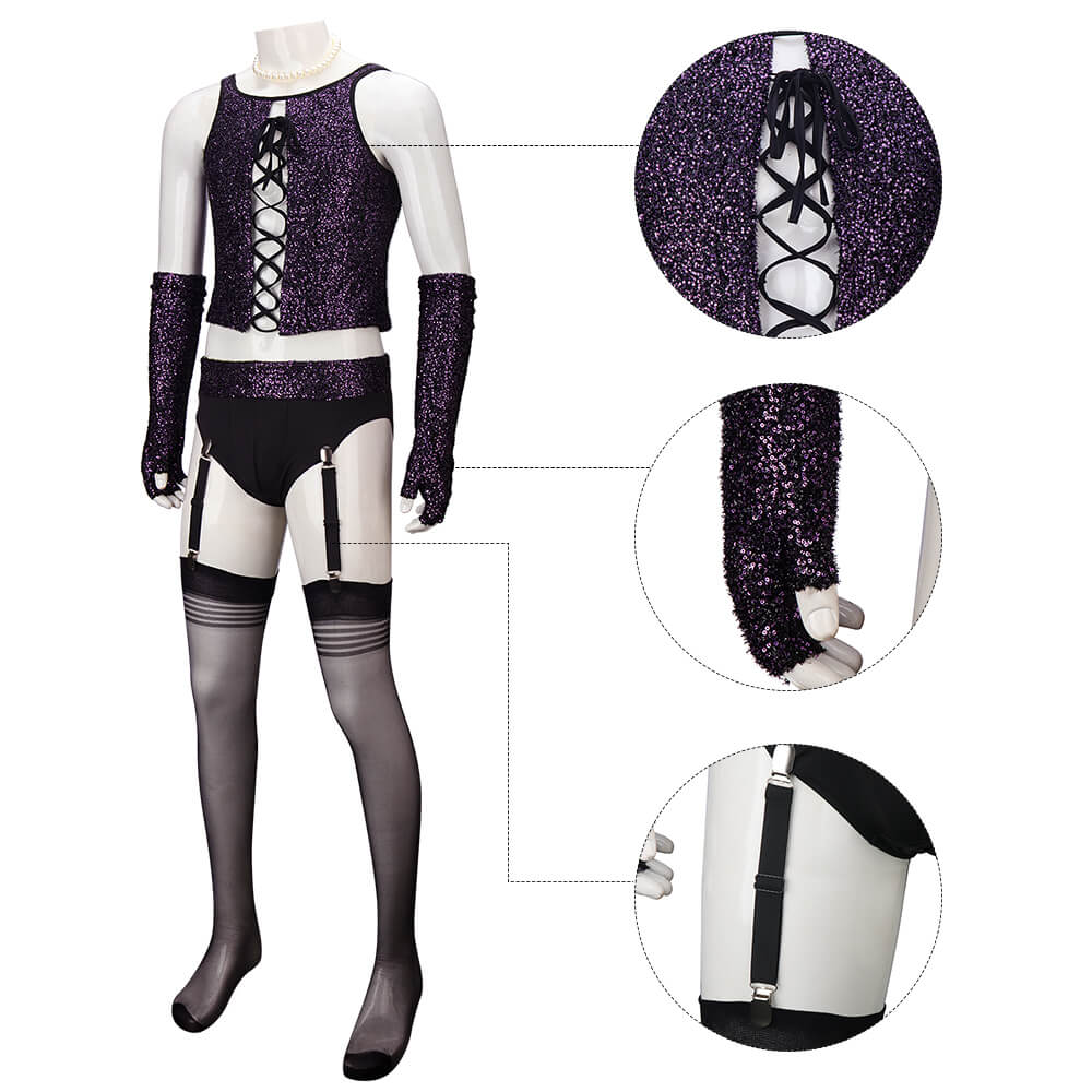 Frank N Furter Cosplay Costume Fancy Dress The Rocky Horror Picture Show (Ready to Ship) Vikidoky