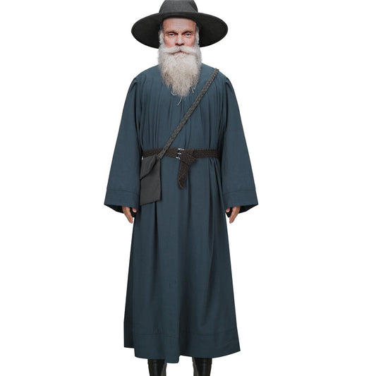 Gandalf The Hobbit Wizard Cosplay Costume The Lord of the Rings (S-XL Ready to Ship) Vikidoky