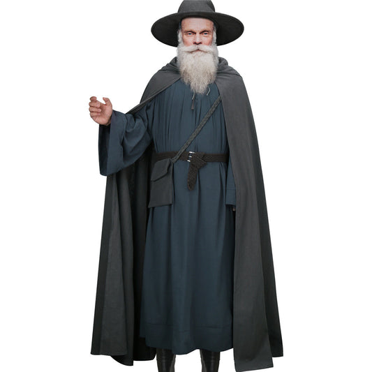 Gandalf The Hobbit Wizard Cosplay Costume The Lord of the Rings (S-XL Ready to Ship) Vikidoky
