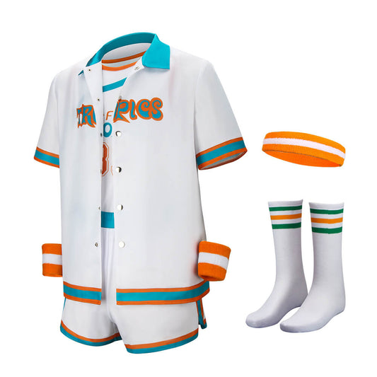Semi-Pro Jackie Moon 33 Flint Tropics Basketball Jersey Uniform Vikidoky