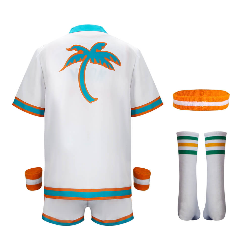 Semi-Pro Jackie Moon 33 Flint Tropics Basketball Jersey Uniform Vikidoky