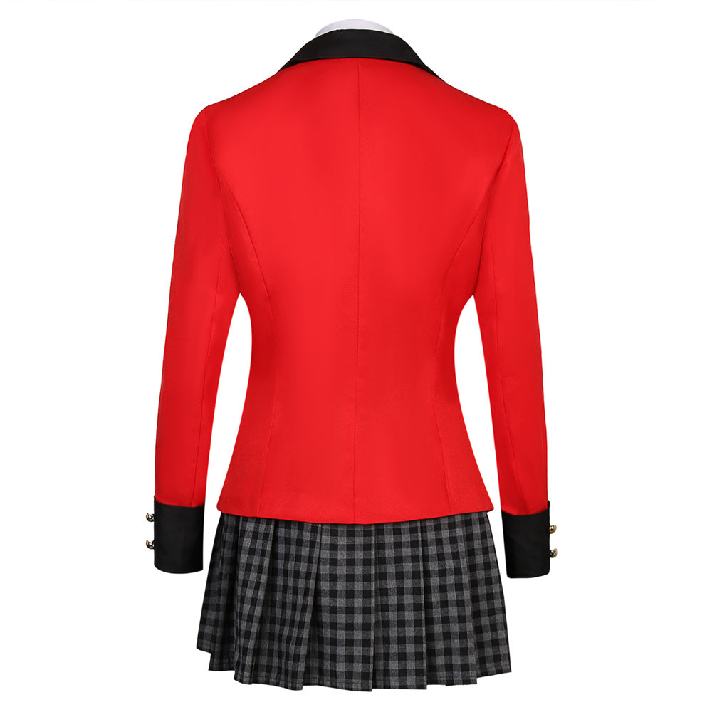 Kakegurui Compulsive Gambler Yumeko Jabami Cosplay Costume Vikidoky