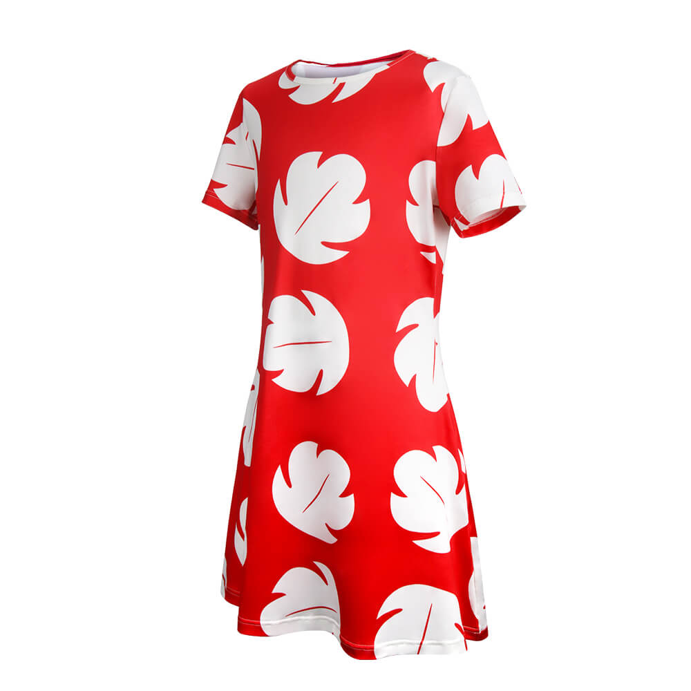 Kids Lilo Pelekai Cosplay Dress Lilo & Stitch Vikidoky