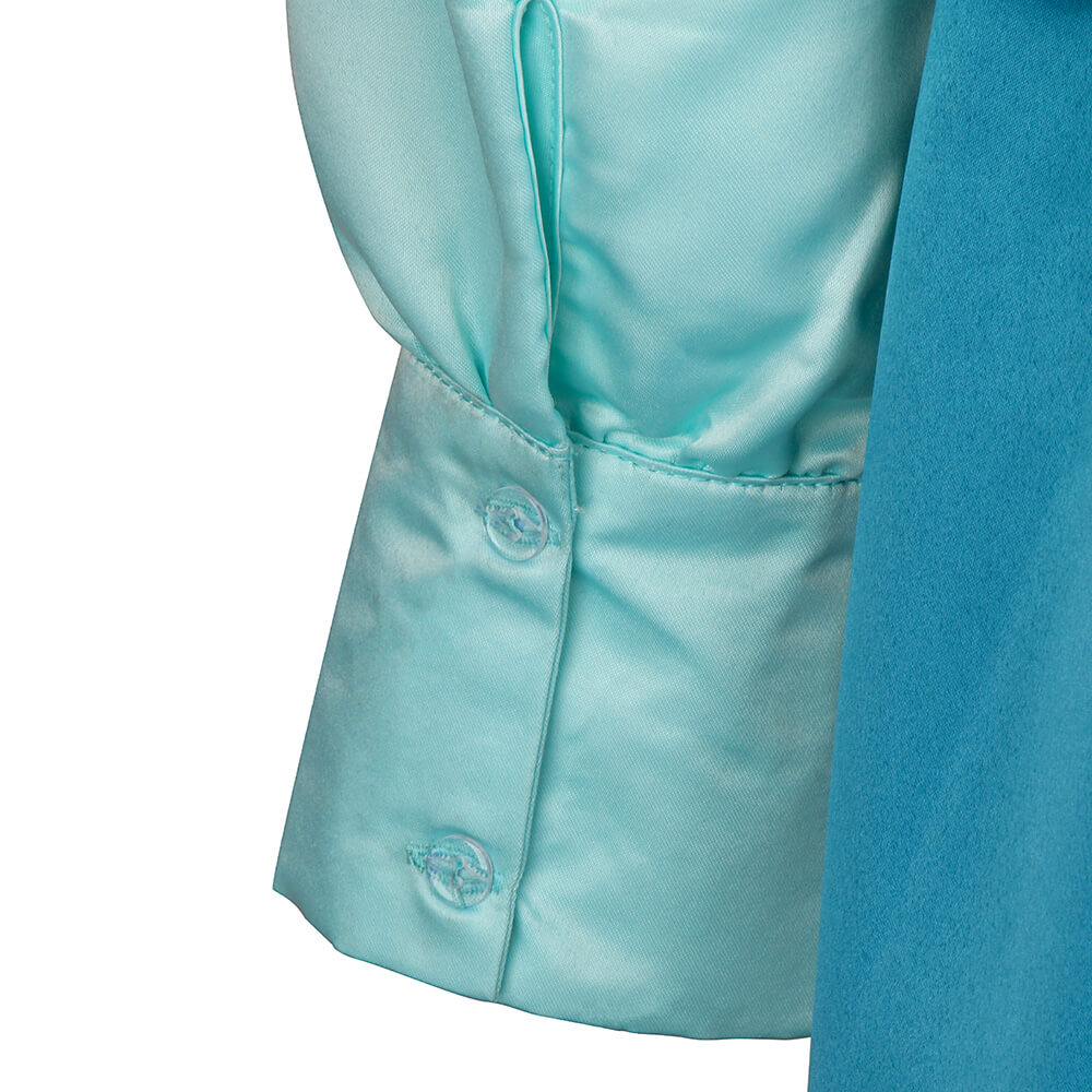 Ariel Blue Dress for Kids The Little Mermaid Cosplay Costume Vikidoky